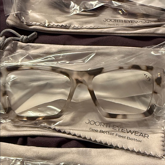 Eyeglasses Trio  Readers - 3 pack of +1.75 Joorti eyewear tortoise Oprah cat eye - Picture 7 of 12